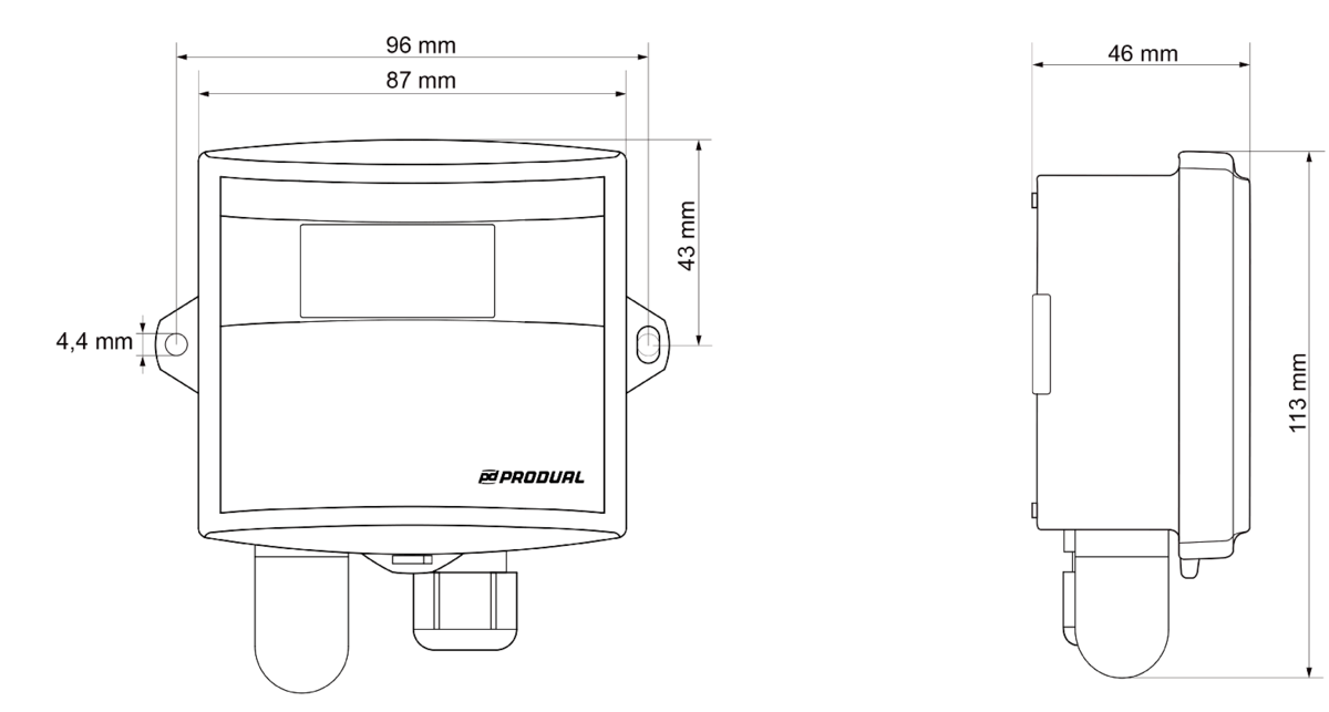 Images Dimensions - KLU 100-N - systemair