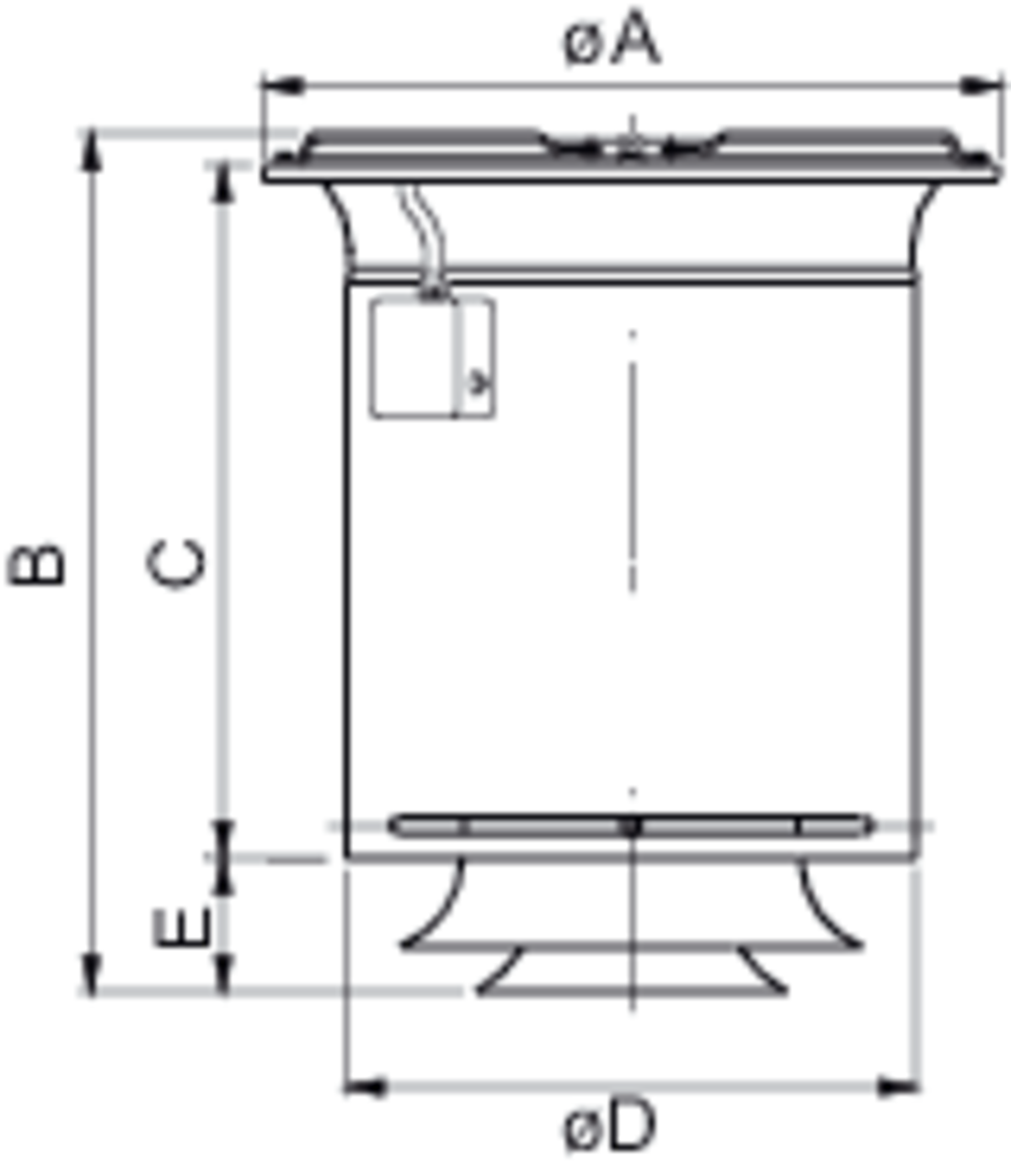 Images Dimensions - Blandovent 400 - systemair