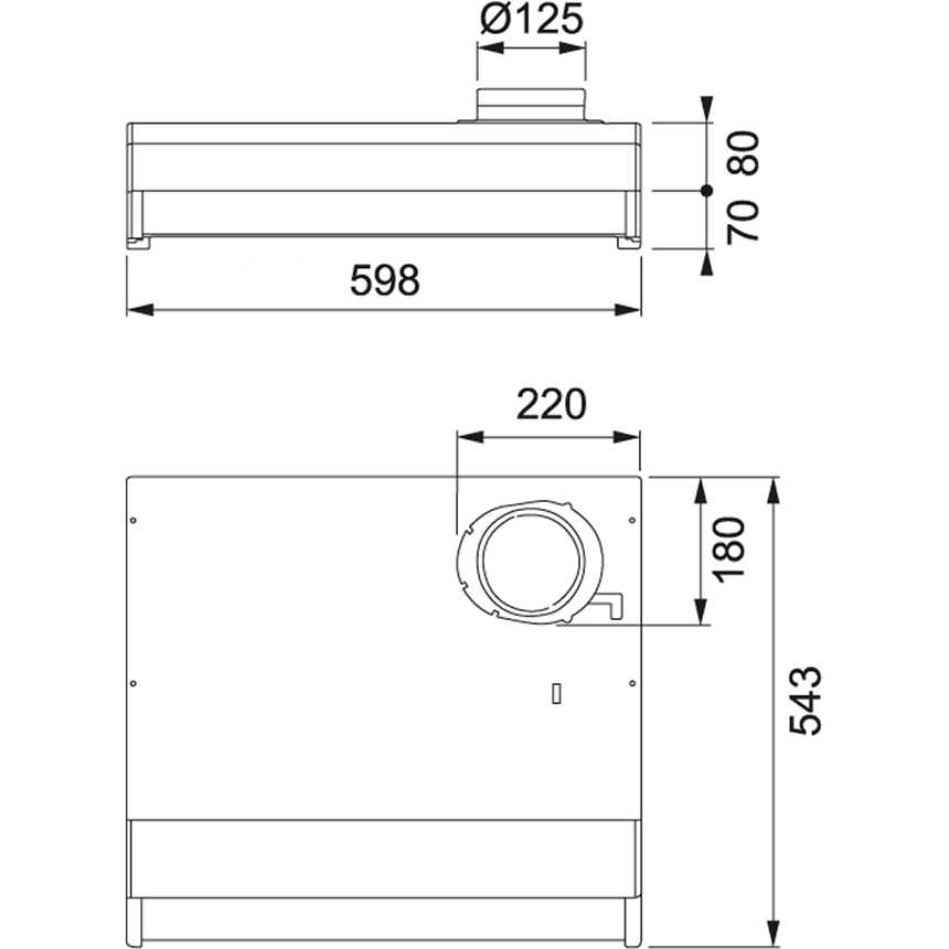 Images Dimensions - CLASSIC - B White - systemair