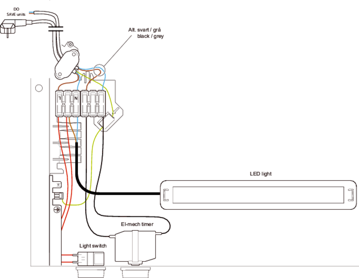 Images Wiring - CLASSIC - B White - systemair