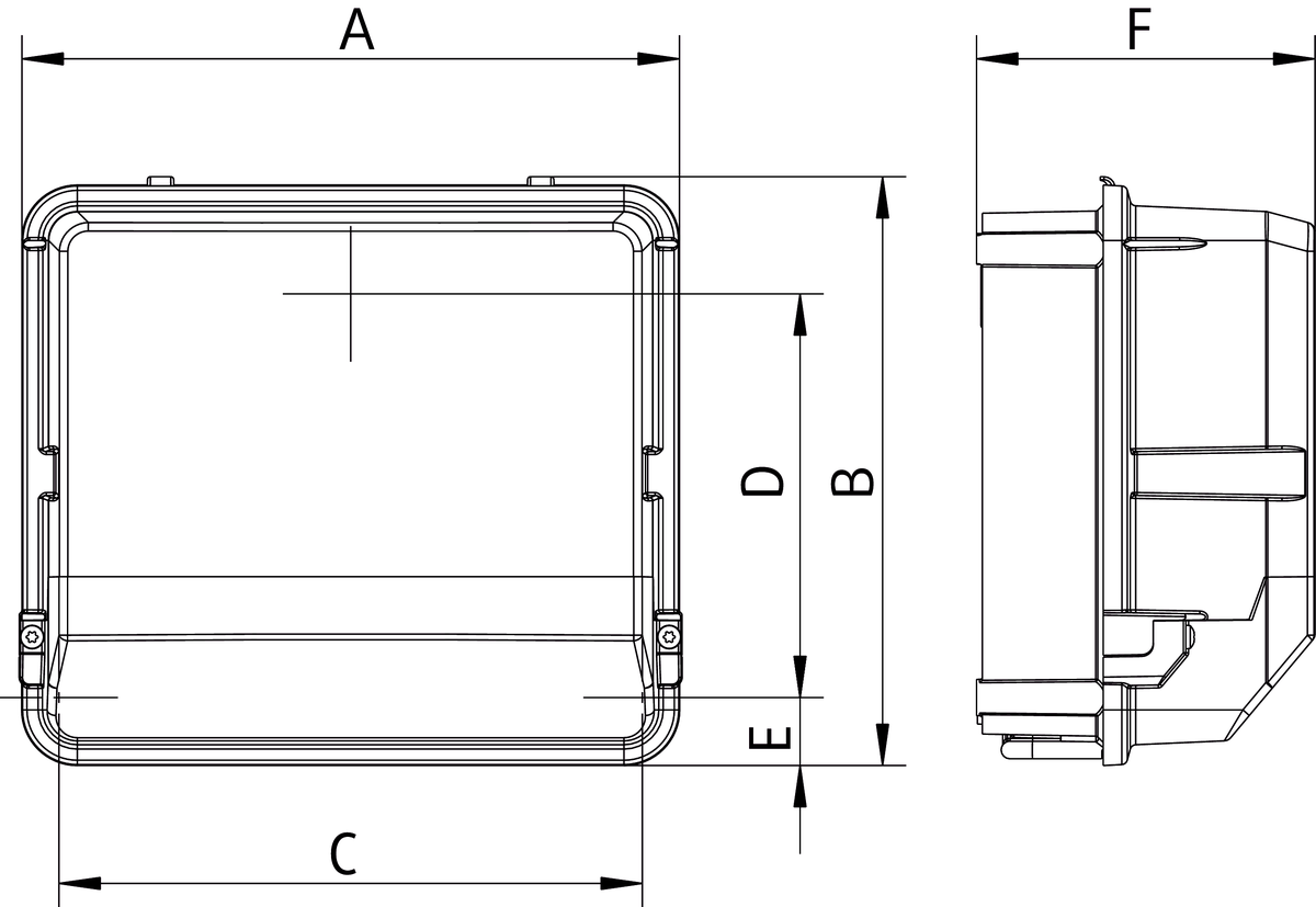 Images Dimensions - CXE/AVC Modbus - systemair