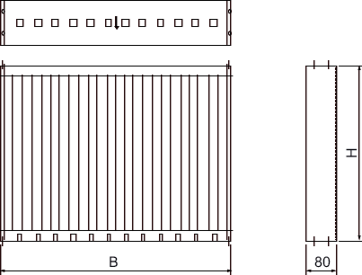 Images Dimensions - DE Dropelemin. SoftCooler SR09 - systemair