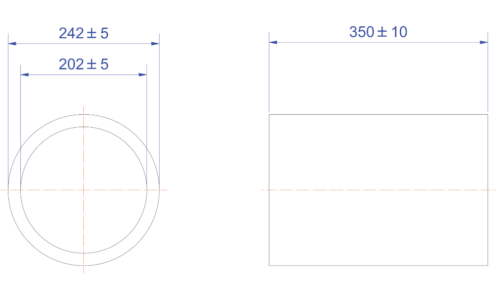 Images Dimensions - AH-G4 Filter - systemair