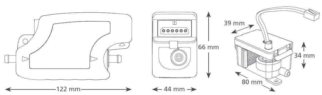 Images Dimensions - Condensate Pump - Maxi 35 - systemair