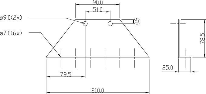 Images Dimensions - FKX 140/180 Мон.конзола EX - systemair