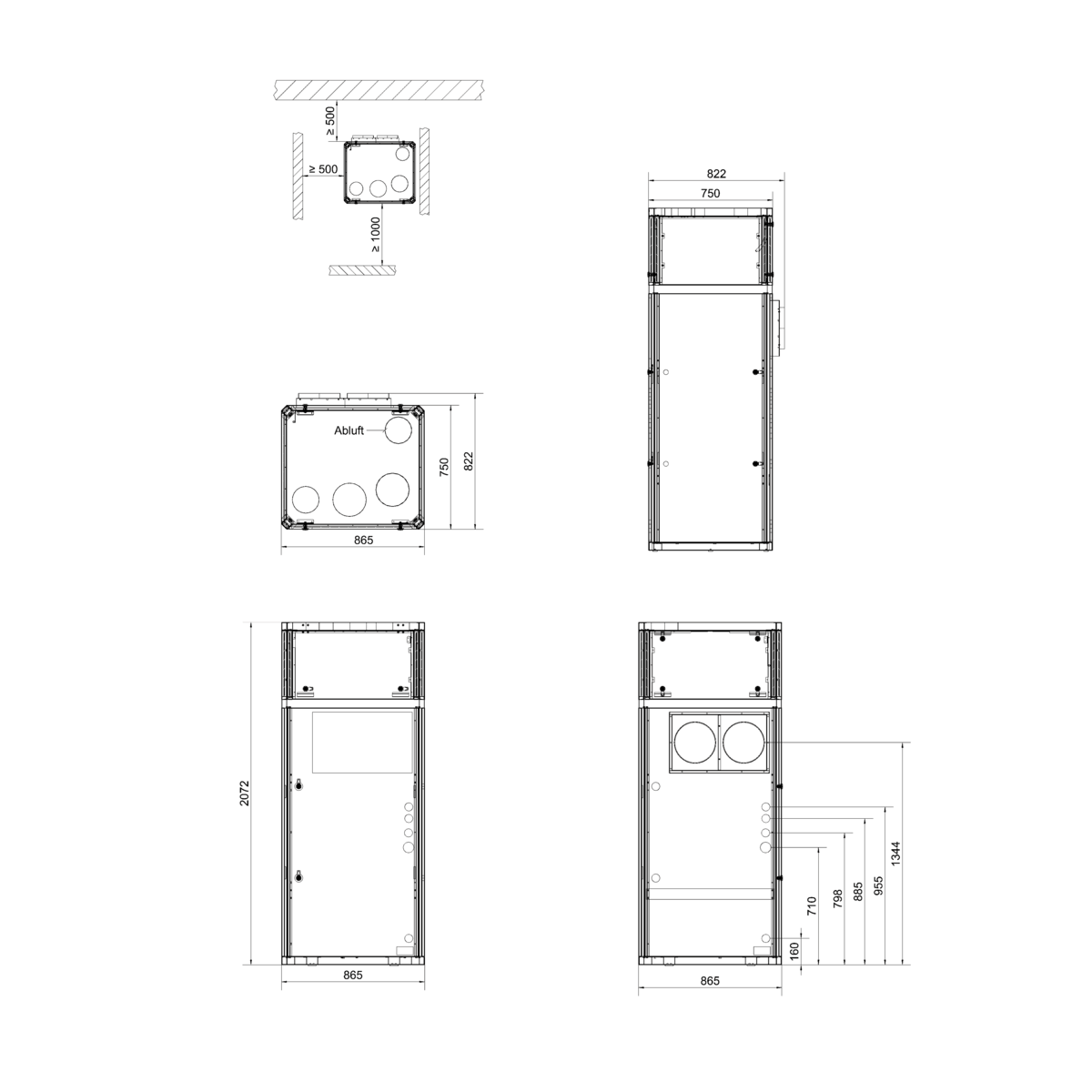 Images Dimensions - Genius complete unit - systemair