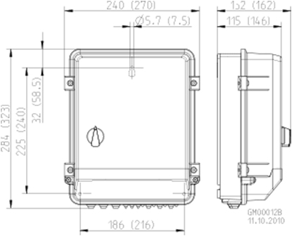 Images Dimensions - R-ET 14KTG Speed cont. - systemair