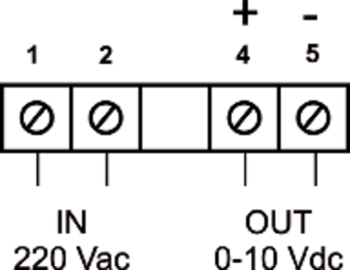 Images Wiring - Potentiometer MTV 1/010, 0-10V - systemair