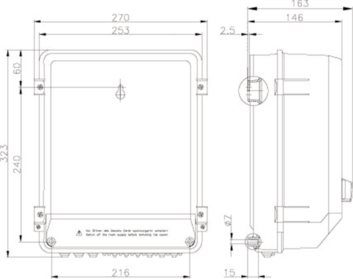 Images Dimensions - Drehzahlsteller Trafo R-DK4 KT - systemair