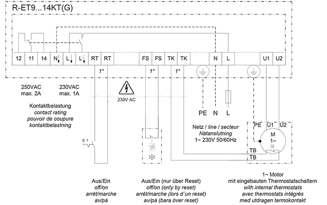 Images Wiring - R-ET 14KTG Speed cont. - systemair