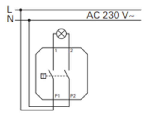 Images Wiring - Time switch 120min - systemair