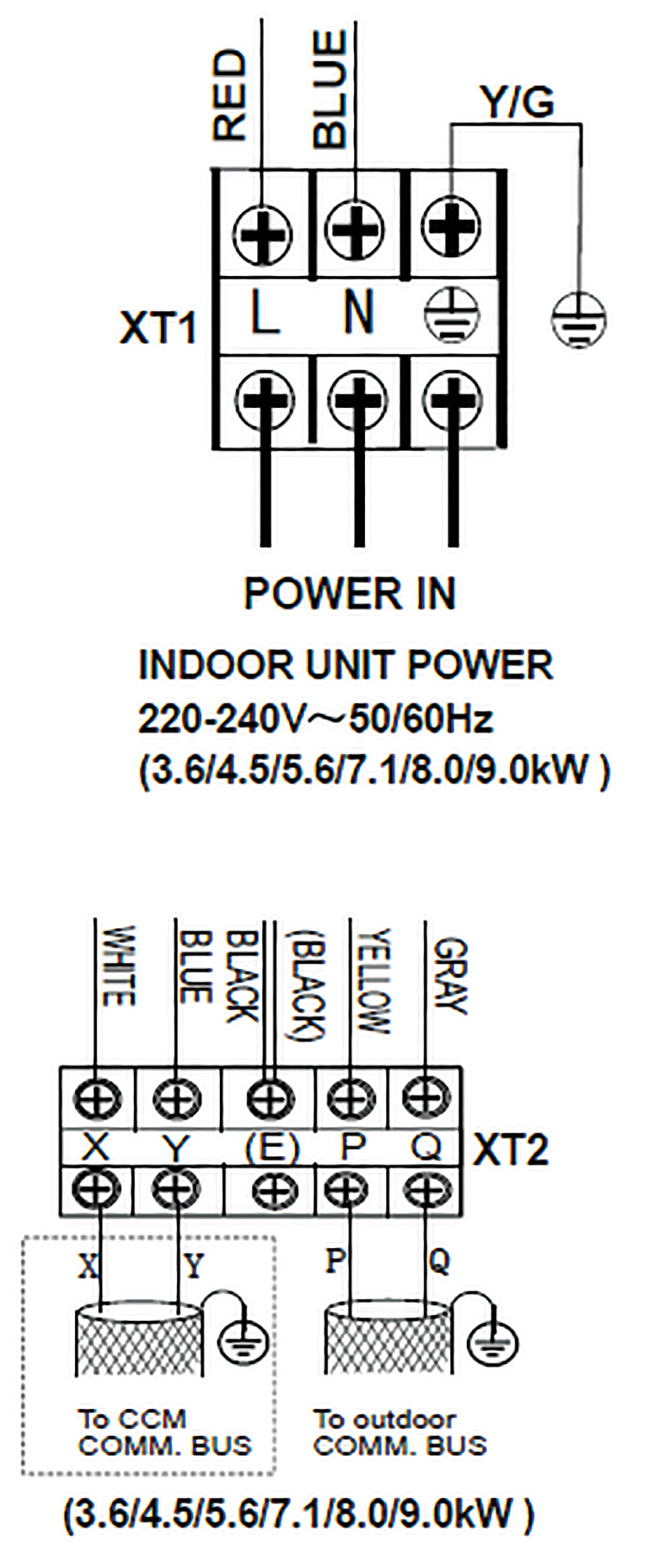 Images Wiring - SYSVRF WALL 36 Q - systemair