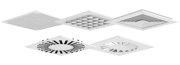 Front Diffuser Panels CFC-A - Аксесоари за дифузори - Дифузори ADP - Продукти за въздухоразпределение - Продукти - systemair