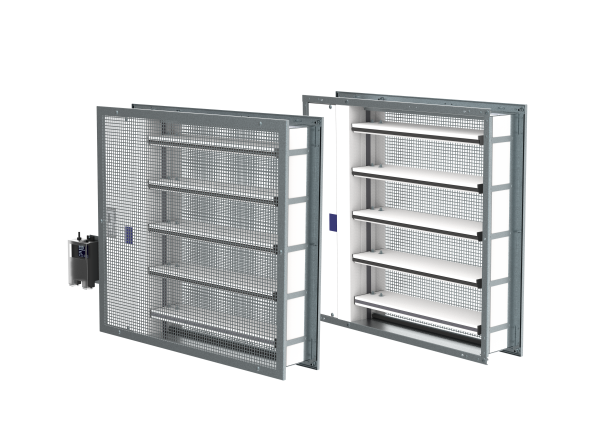 S-BA2 - Правоъгълни димни клапи - Димни клапи - Пожарна безопасност - Продукти - systemair